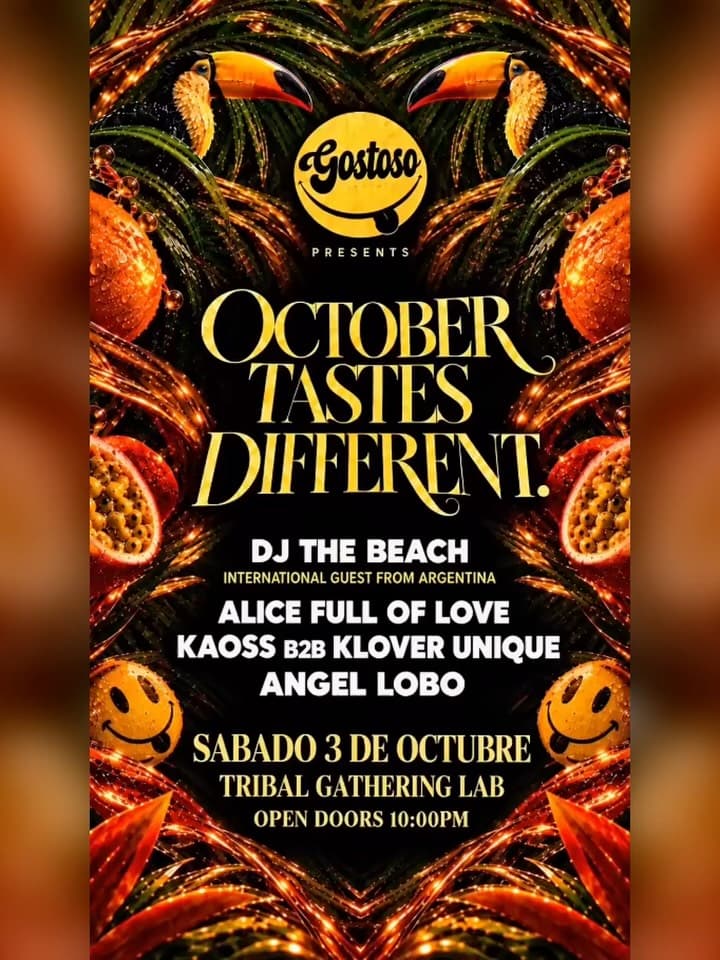 Gostoso: October Tastes Different
