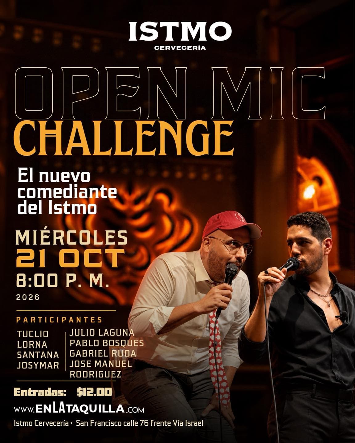 Open Mic Challenge - Nuevo Comediante del Istmo